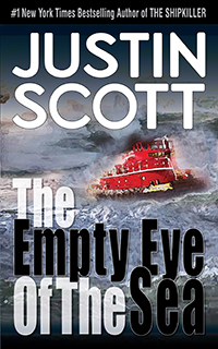 The Empty Eye of the Sea by Justin Scott. Book cover design by Irina Virovets